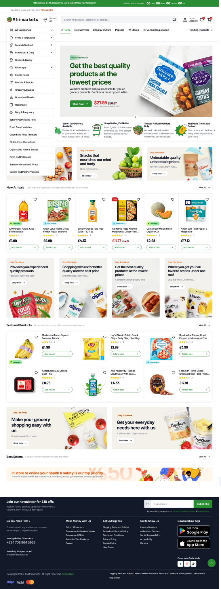 AfriMarkets Screenshot