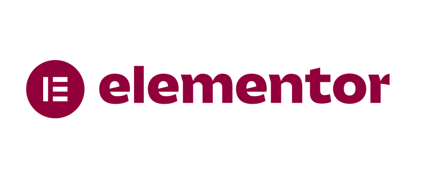 Elementor with Text on white background