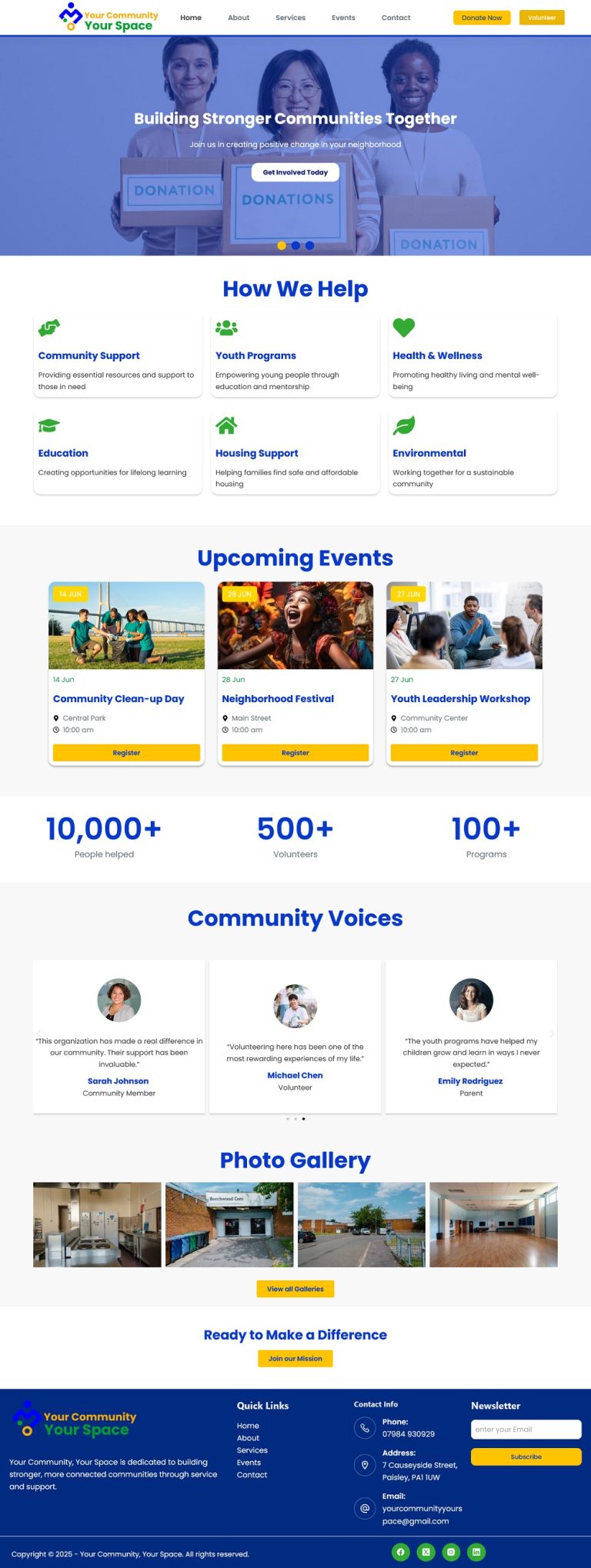 Your Community Your Space 1kpx