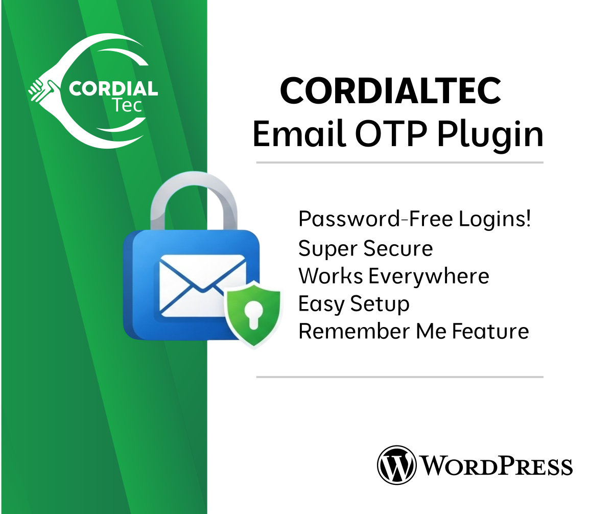CordialTec Email OTP Banner