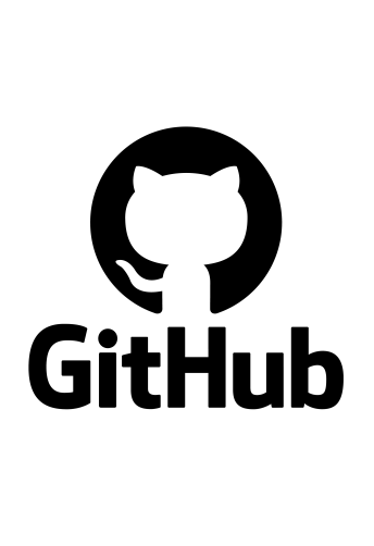 GitHub Icon and Text